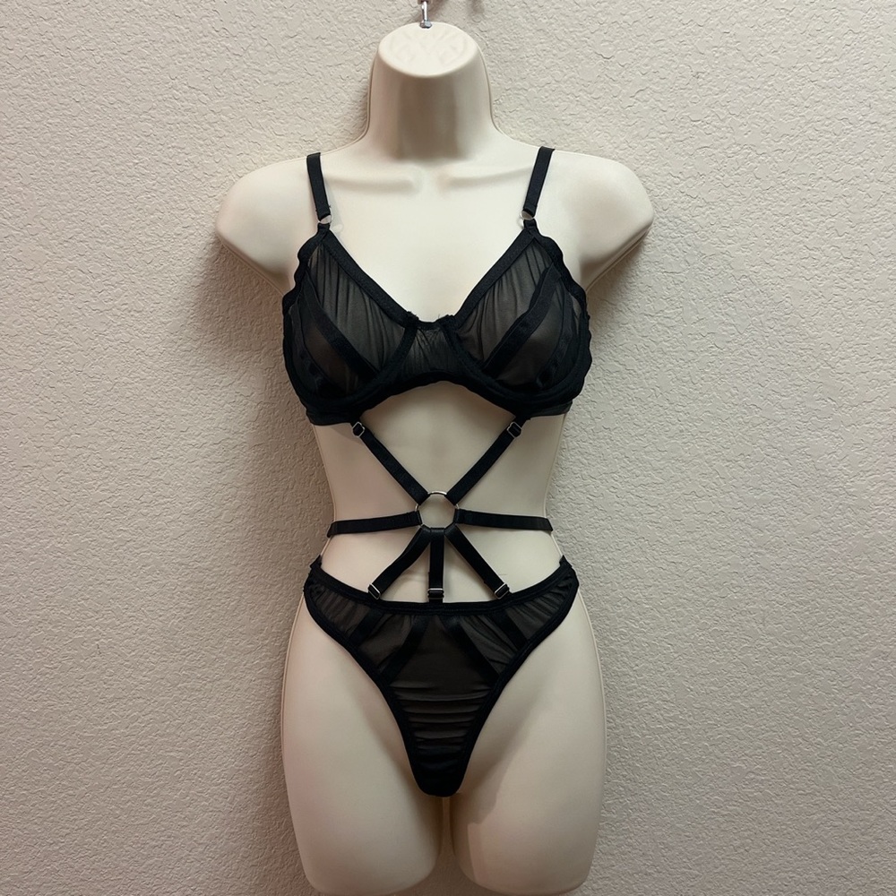 SOLD OUT Poster Girl Done Deeds Mesh Bodysuit by Dolls Kill in size small!